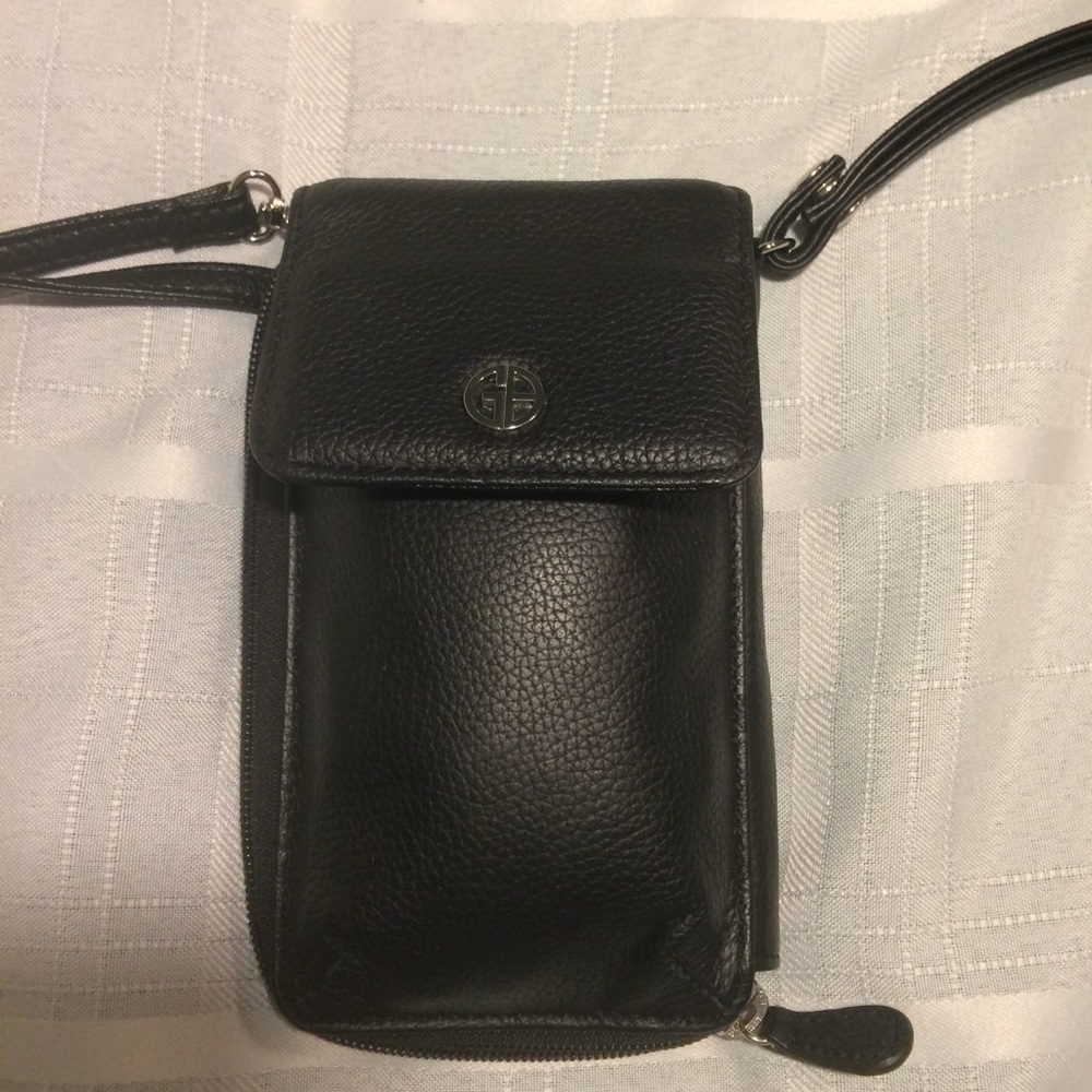 Gianni Bernini Soft Leather Cross Body Wallet